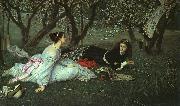 James Tissot Le Printemps (Spring) oil painting picture wholesale